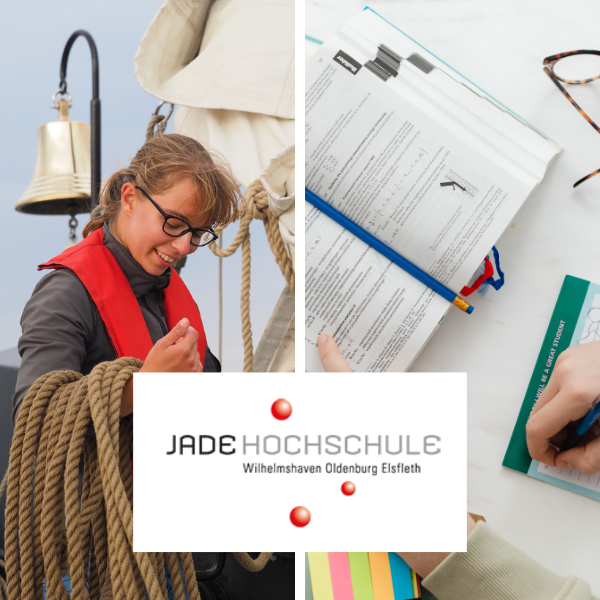 Werbung für das Duale Studium an der Jade Hochschule in Kooperation mit der Weissen Düne