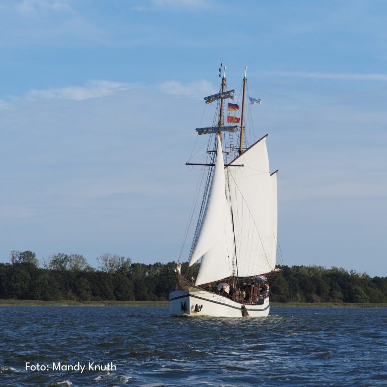 Die Weisse Düne auf dem Achterwasser