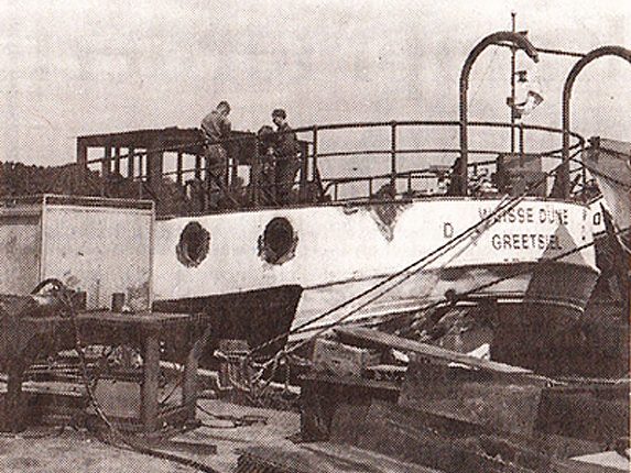 Umbauarbeiten an der Weissen Düne